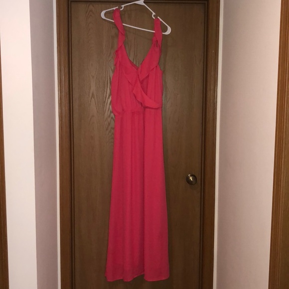 Bananas Republic Cold Shoulder Maxi Dress - Picture 1 of 3